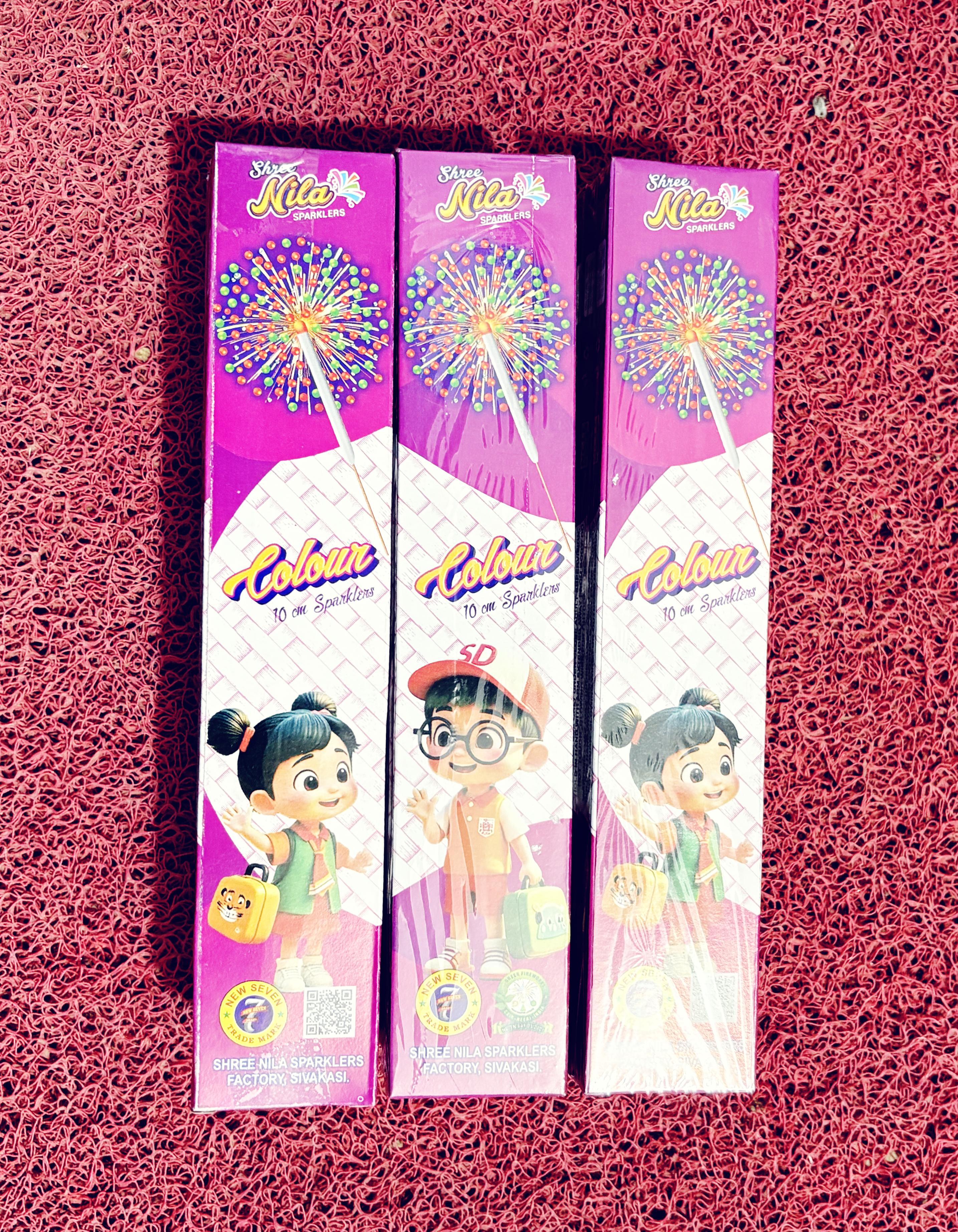 10CM COLOUR SPARKLERS