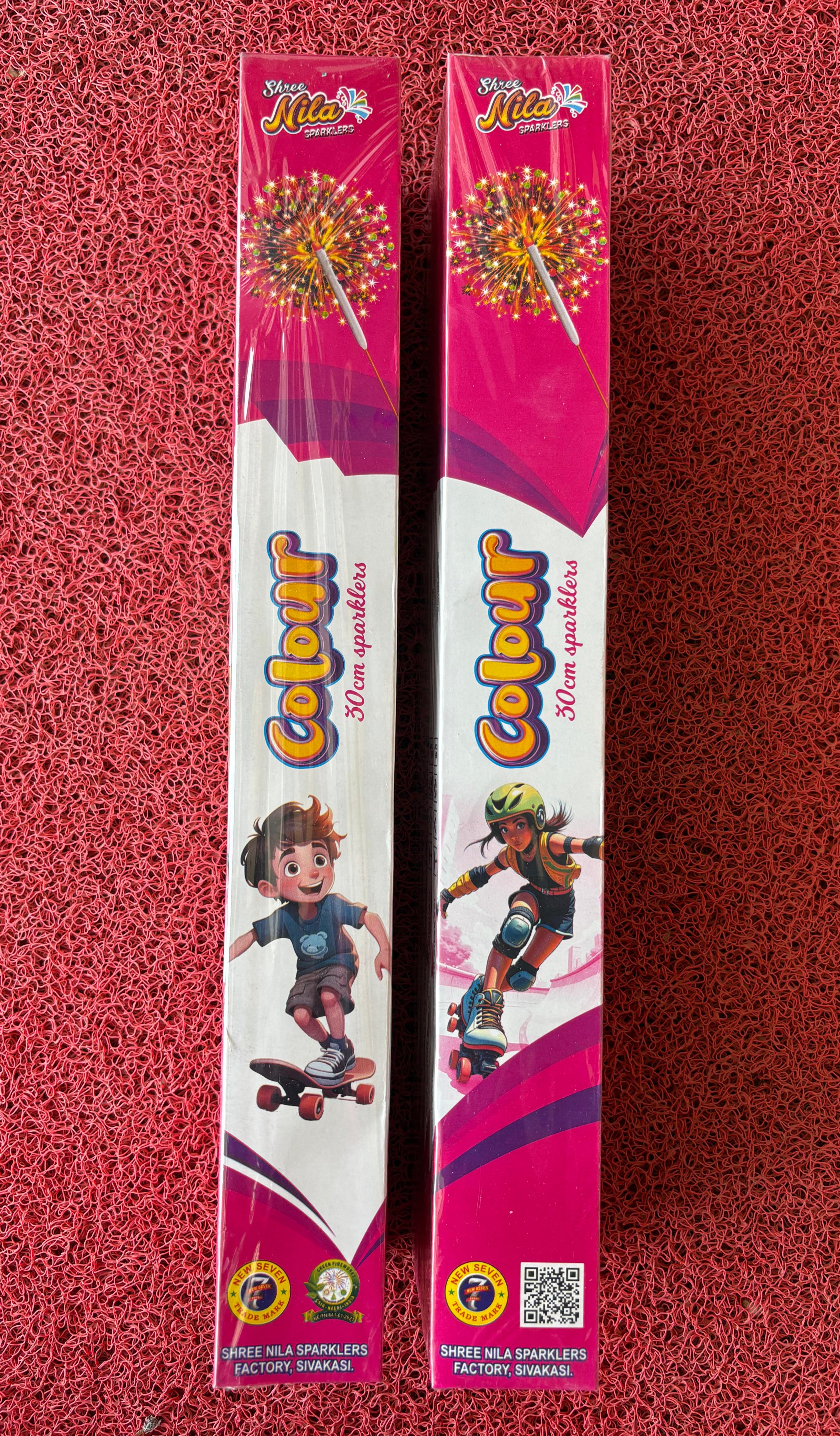 30CM COLOUR SPARKLERS (EACH BOX 5PCS)