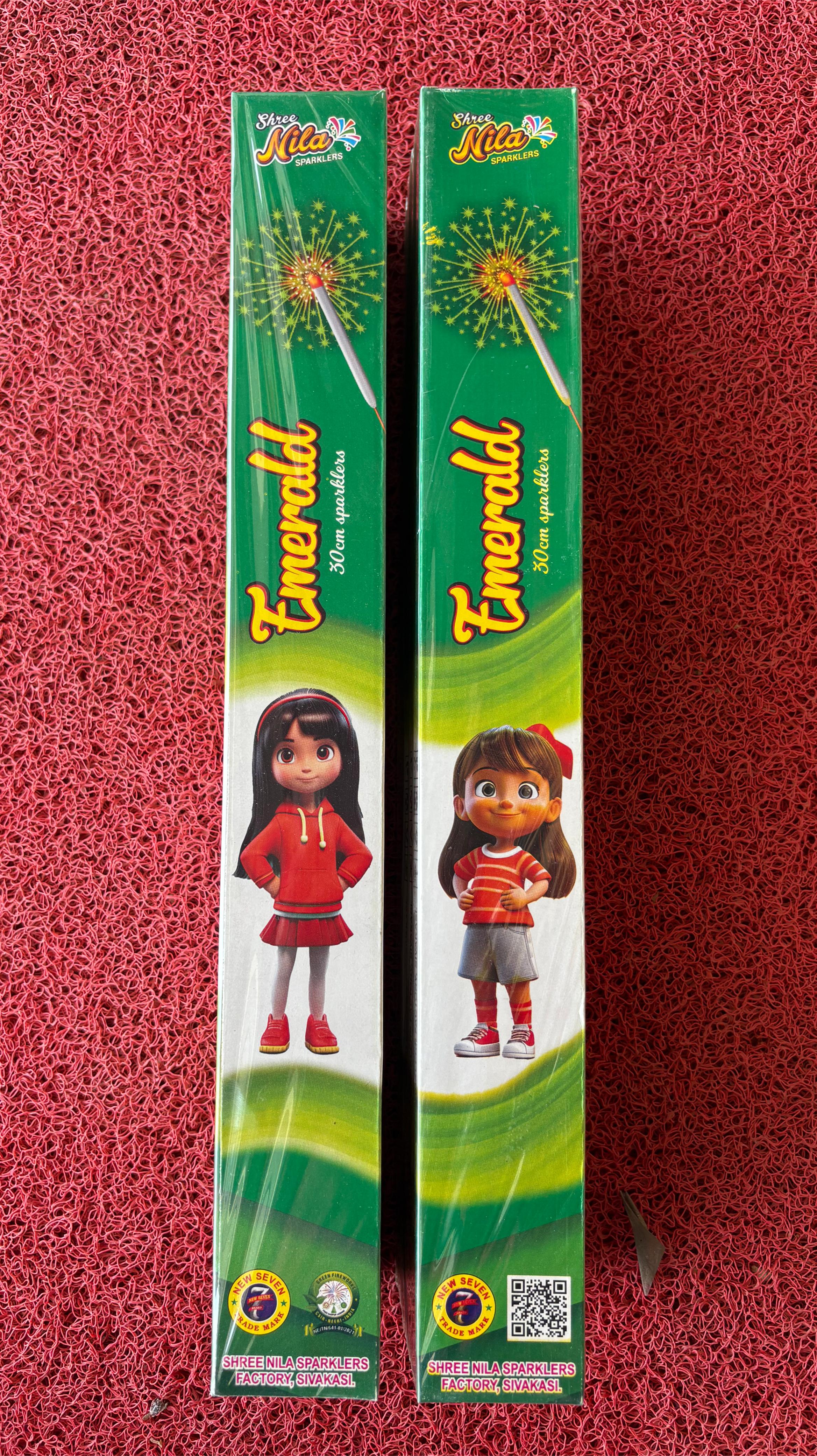 30CM GREEN SPARKLERS (EACH BOX 5PCS)