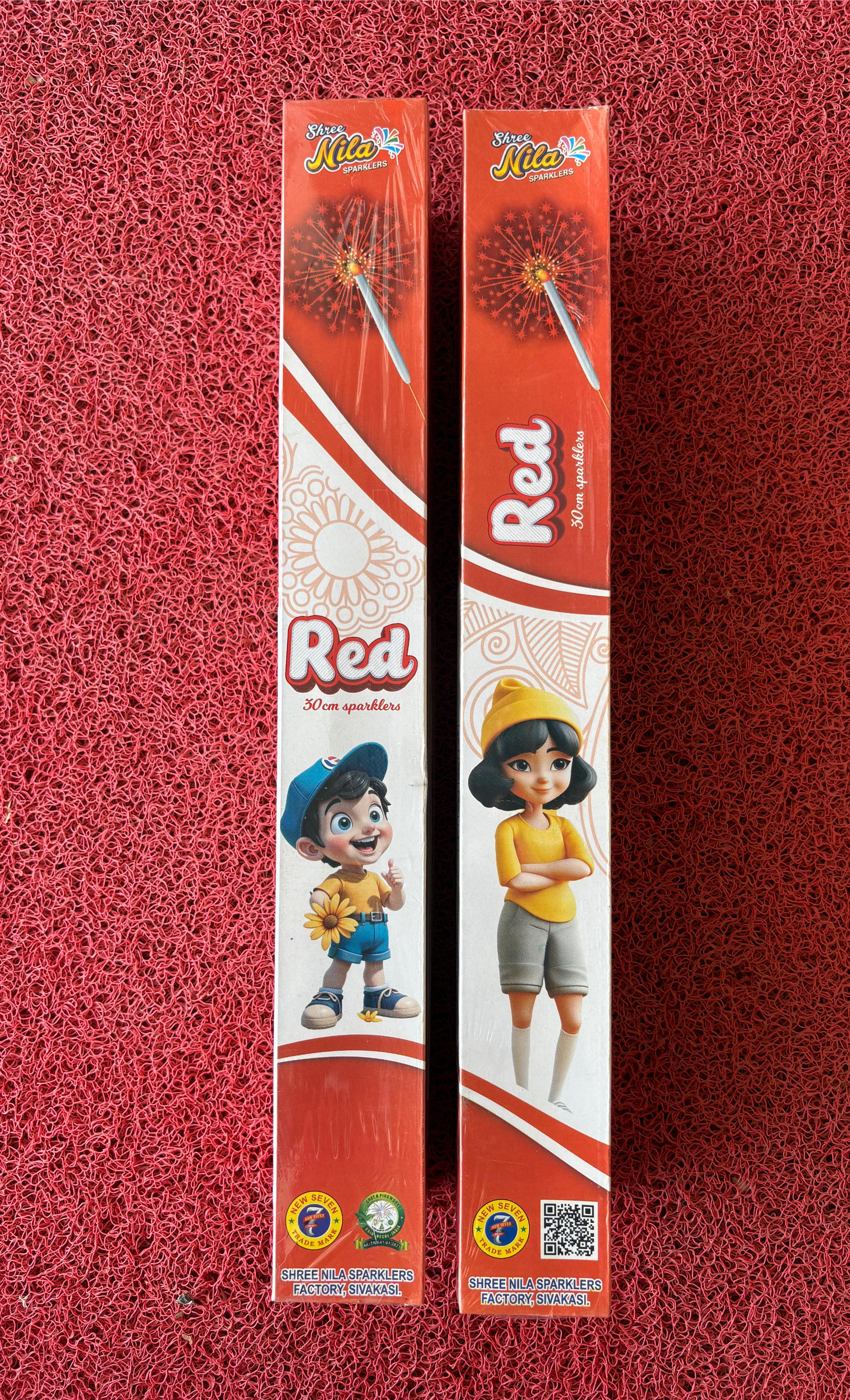 30CM RED SPARKLERS (EACH BOX 5PCS)